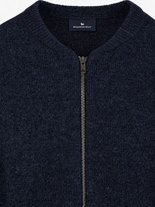 Steppin' Out Cardigan Laine d’agneau Bleu marine