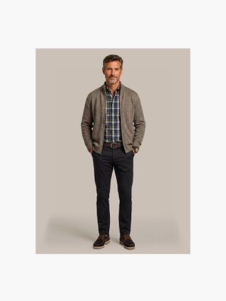Steppin Out Cardigan Melange Green Brown