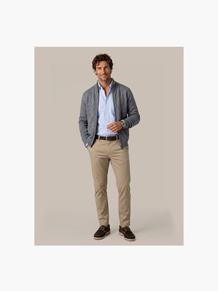 Steppin' Out Strickjacke Melange Blau Grau