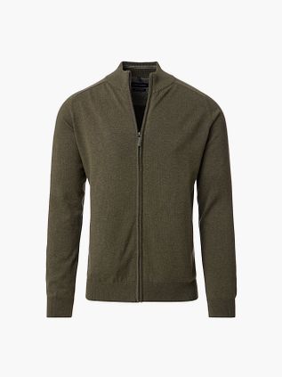 Casa Moda Vest Lynlås Grøn