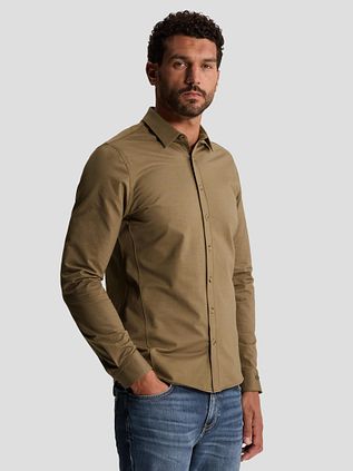 Cast Iron Chemise Twill Jersey Walnut