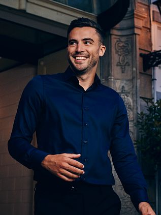 Suitable Shirt Navy Twill DR-05