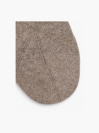 Suitable Flat Cap Wool Twill Beige