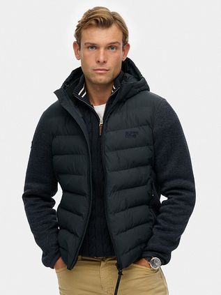 Kurtka Superdry Hooded Storm w kolorze granatowym