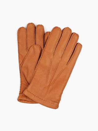 Hestra Handschoen Matthew Leer Cognac