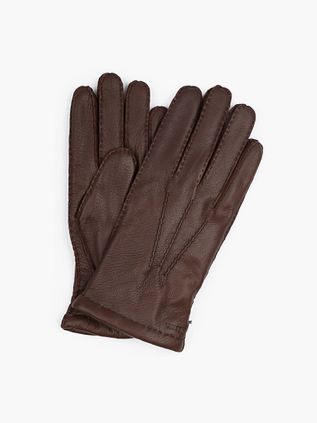 Hestra Handschuh Matthew Leder Chocolate