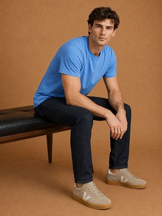 King Essentials The Steve T-Shirt Bleu Moyen