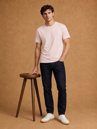 King Essentials The Steve T-Shirt Lichtroze