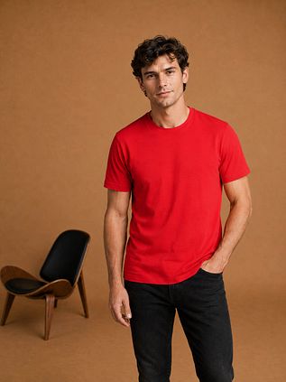 King Essentials The Steve T-Shirt Rood
