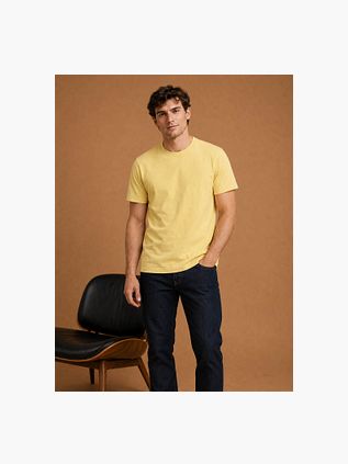King Essentials The Steve T-Shirt Hellgelb