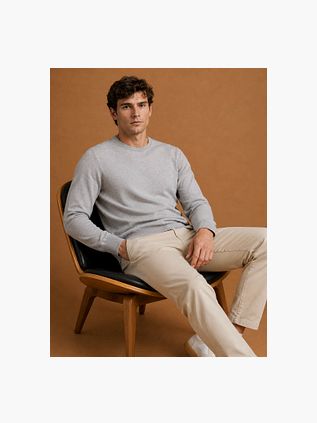 King Essentials The John Pullover Merino Grau