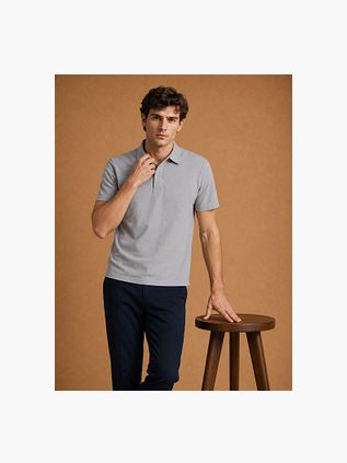 King Essentials The James Polo Shirt Grey