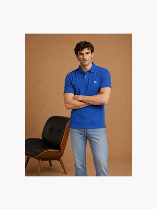 King Essentials The Rene Polo Shirt Royal Blue