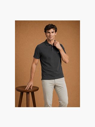 King Essentials The Rene Polo Shirt Black