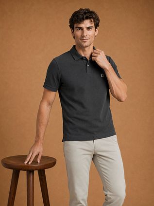 King Essentials The Rene Polo Noir