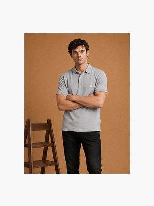 King Essentials The Rene Polo Shirt Grey