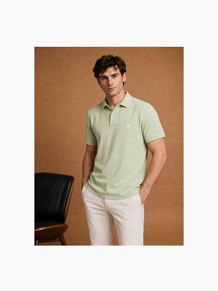 King Essentials The Rene Poloshirt Sage Grün