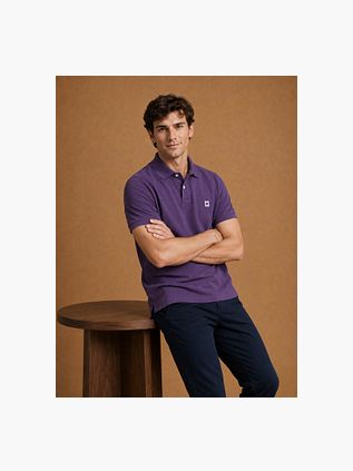 King Essentials The Rene Polo Shirt Purple