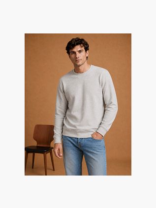 King Essentials The George Sweater Grijs
