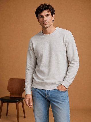 King Essentials The George Sweater Grijs