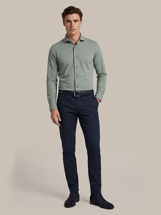 Suitable Shirt Pique Green