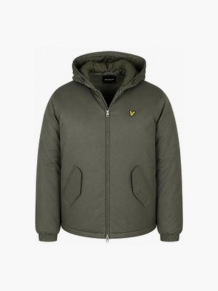 Lyle & Scott Plussize Jacket Hooded Olive