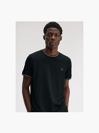 Fred Perry Twin Tipped T-Shirt Grün 78C