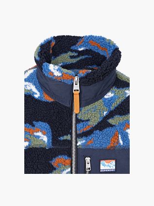 Superdry Terrain Fleece Jacket Navy