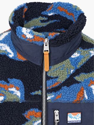 Superdry Terrain Fleece Jacket Navy