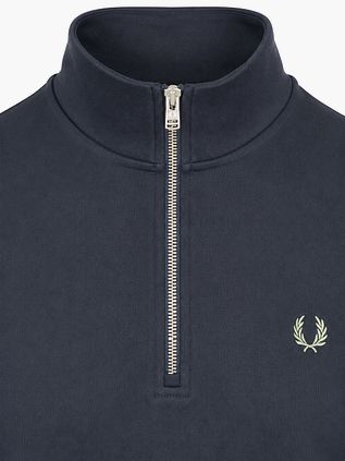 Fred Perry Half Zip Trui Donkerblauw