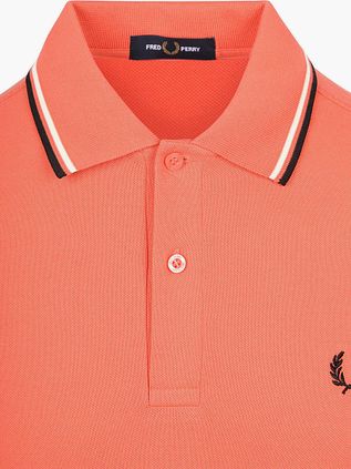 Fred Perry Polo Twin Tipped M3600 Rosa 04C