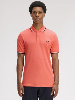 Fred Perry Polo Twin Tipped M3600 Pink 04C