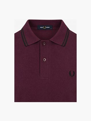 Fred Perry Polo Tipped M3600 Plum 84C