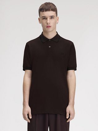 Fred Perry Polo Tipped M3600 Braun 86C