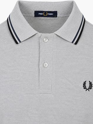 Fred Perry Polo Tipped M3600 Grijs 88C