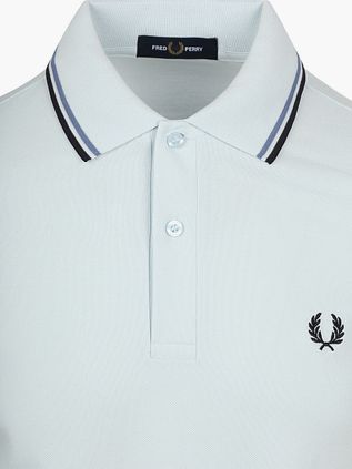 Fred Perry Polo Twin Tipped M3600 Blau 96A