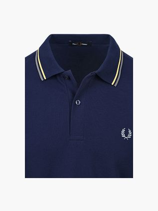 Fred Perry Longsleeve Polo Navy 48A