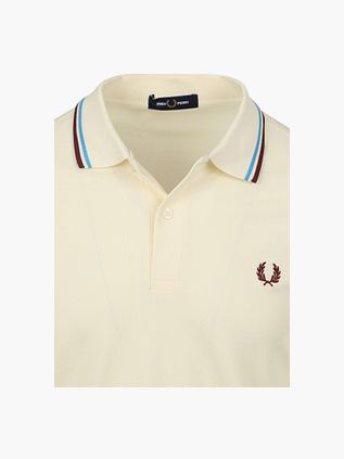 Fred Perry Longsleeve Polo Ecru Z46