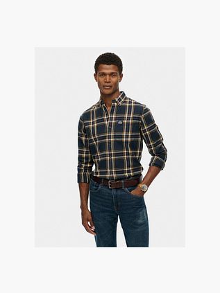 Superdry Shirt Lumberjack Check Navy
