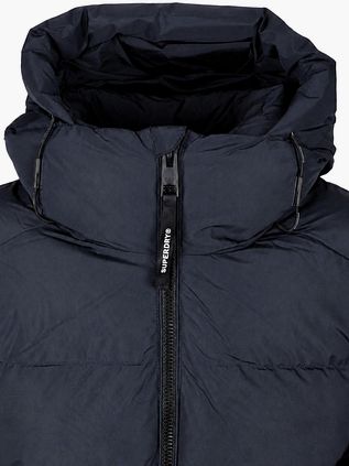 Superdry Puffer Jacket Hooded Navy