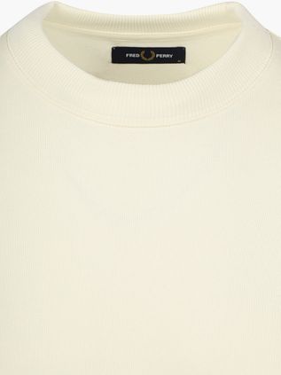 Fred Perry Sweater Logo Ecru