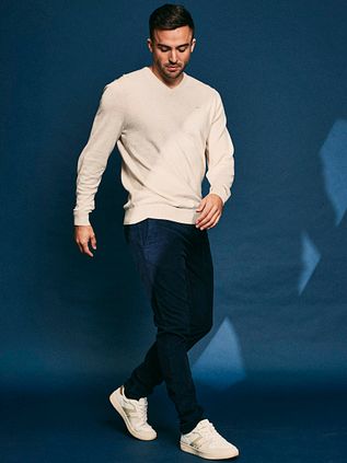 McGregor Pullover V-Neck Ecru