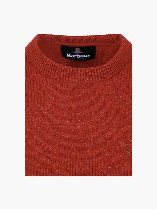Barbour Tisbury Pullover Wolle Brique