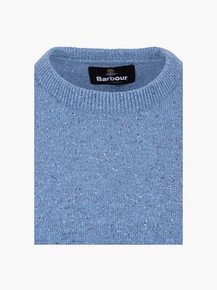 Barbour Tisbury Pullover Wolle Blau