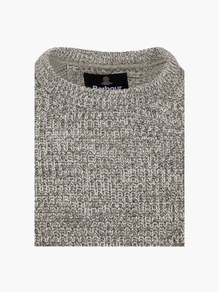 Barbour Pullover Horseford Twisted Wool Green