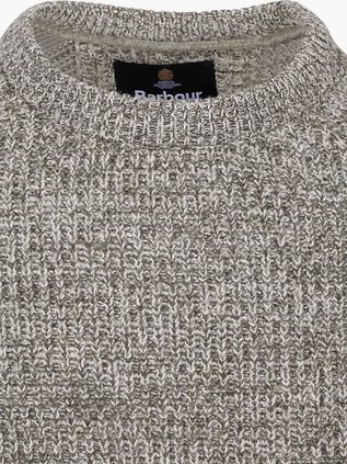 Barbour Pullover Horseford Twisted Wool Green