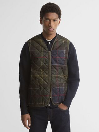 Barbour Icons Zip-In Quilted Liner Classic Tartan