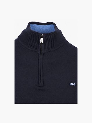 McGregor Half Zip Maglione Blu navy