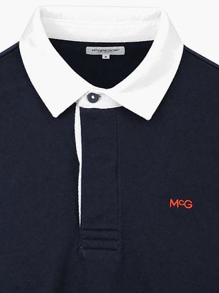 McGregor Rugbyshirt Stripe Solid Navy