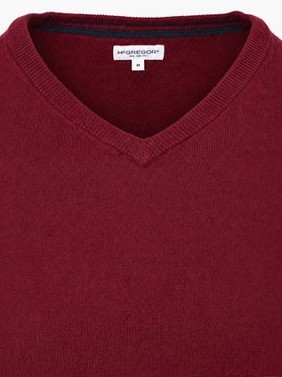 McGregor Trui V-hals Burgundy